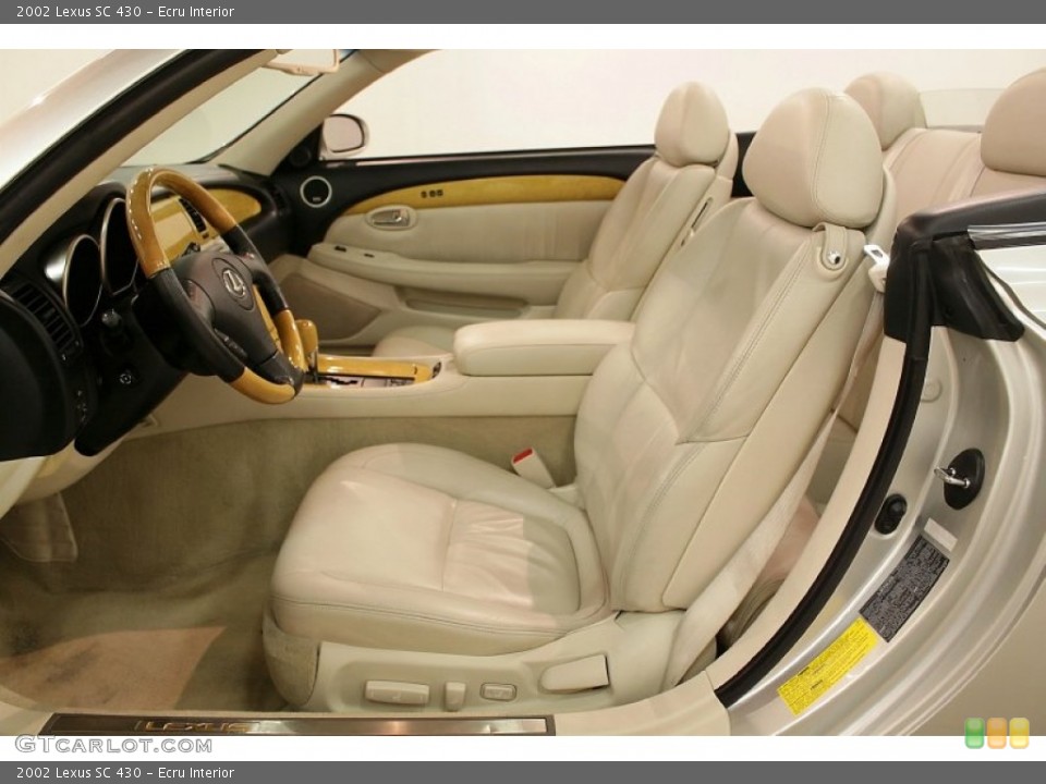 Ecru Interior Front Seat for the 2002 Lexus SC 430 #74034936