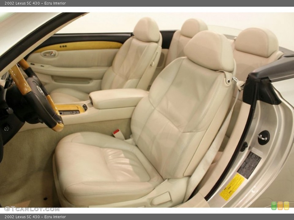 Ecru Interior Front Seat for the 2002 Lexus SC 430 #74034948