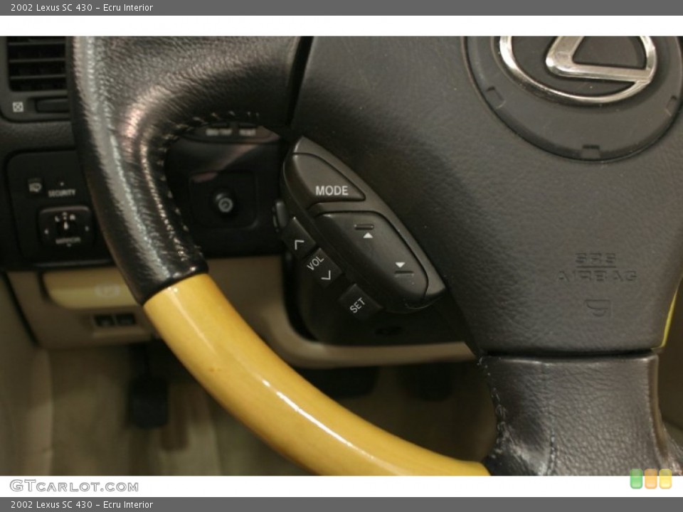 Ecru Interior Controls for the 2002 Lexus SC 430 #74034969