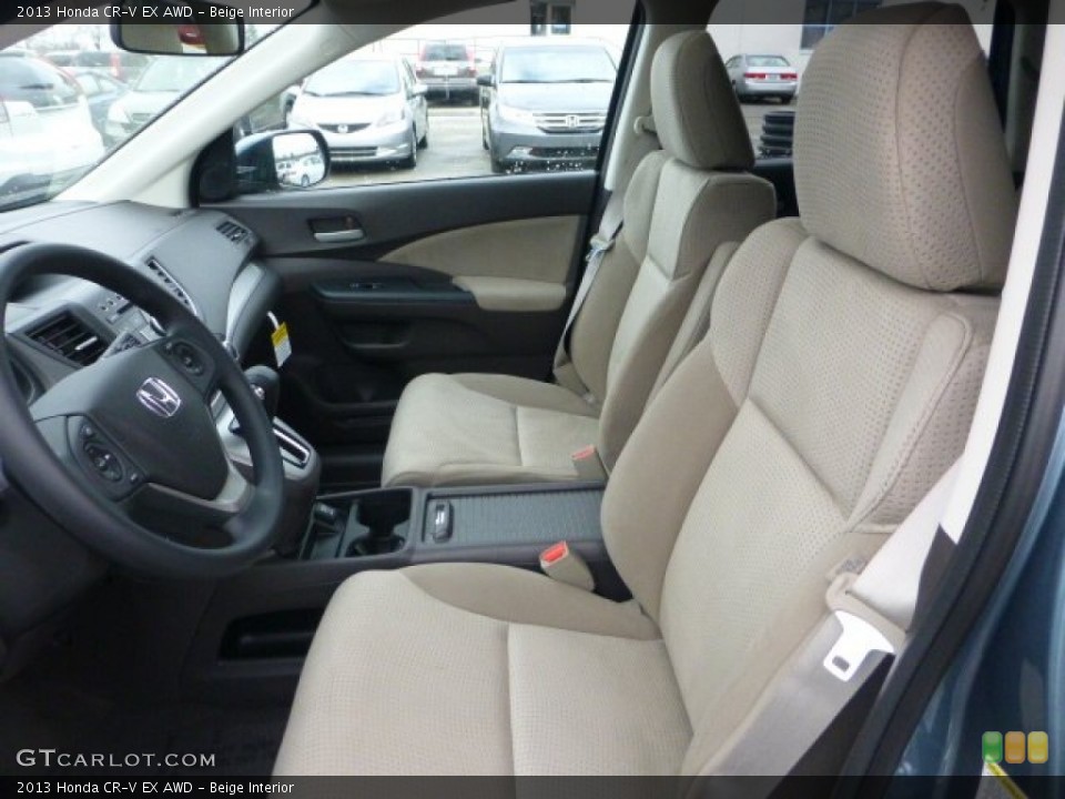 Beige Interior Front Seat for the 2013 Honda CR-V EX AWD #74035068