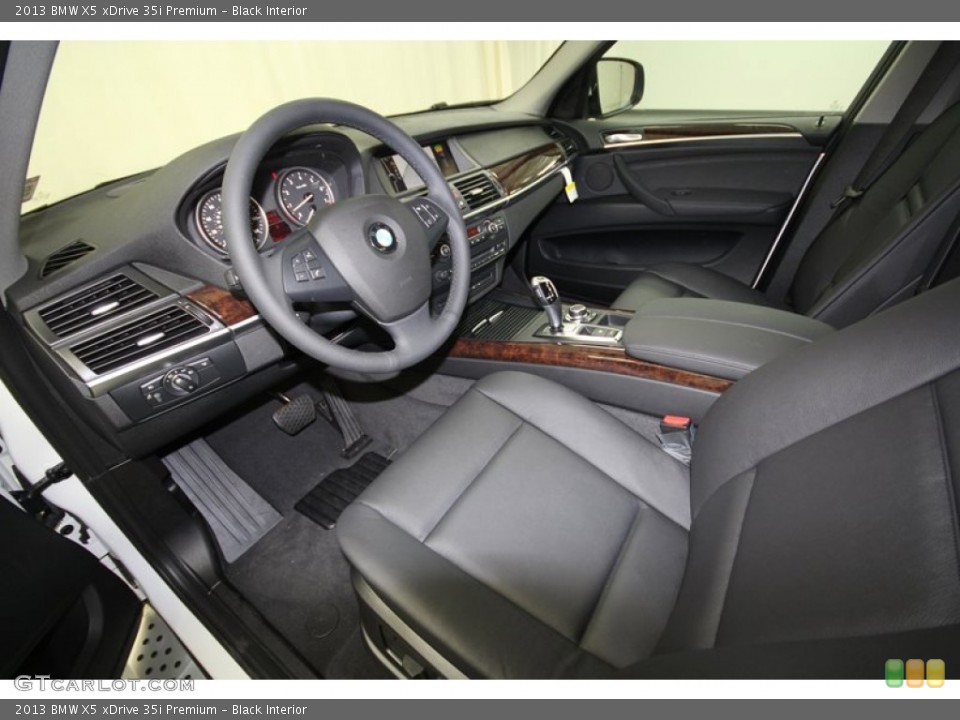 Black Interior Prime Interior for the 2013 BMW X5 xDrive 35i Premium #74035104