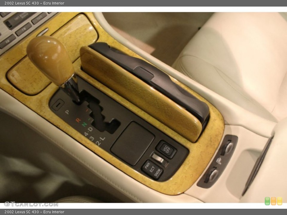 Ecru Interior Transmission for the 2002 Lexus SC 430 #74035182