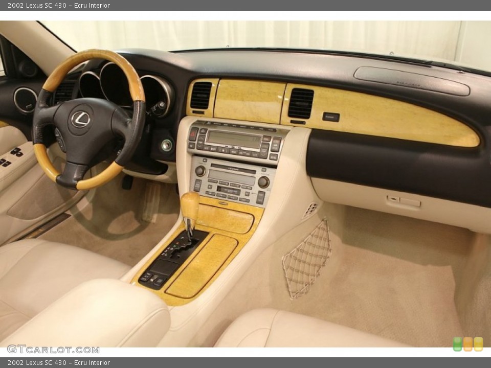 Ecru Interior Dashboard for the 2002 Lexus SC 430 #74035215