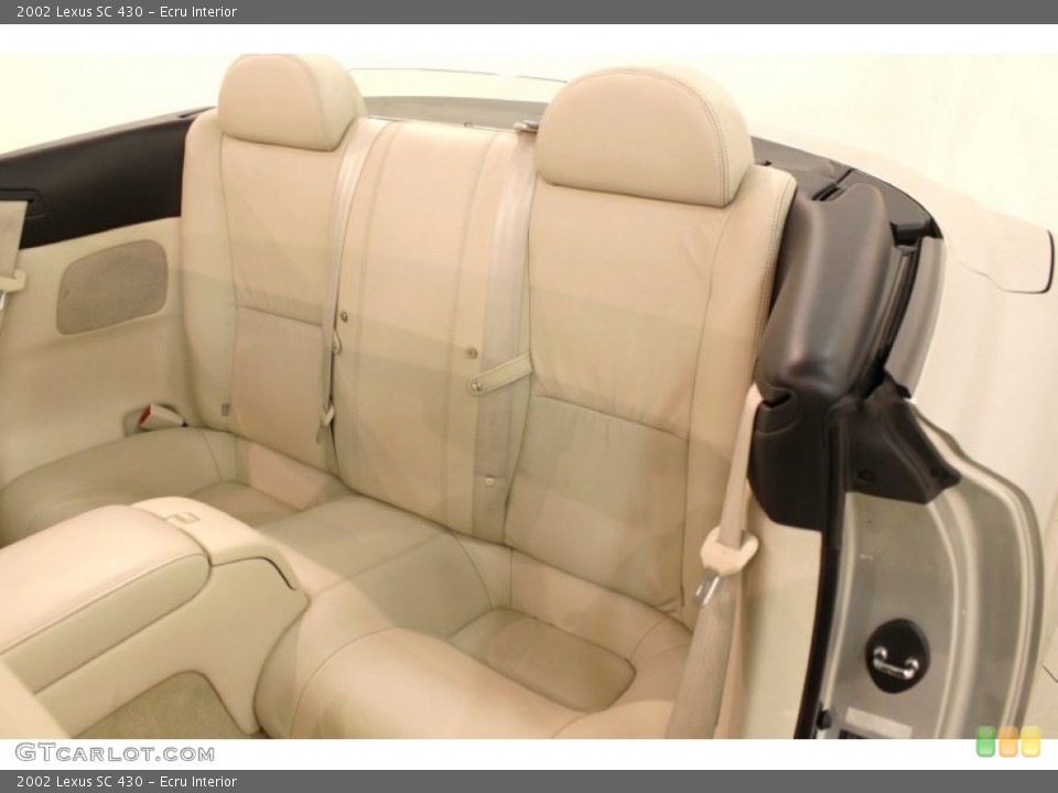 Ecru Interior Rear Seat for the 2002 Lexus SC 430 #74035259