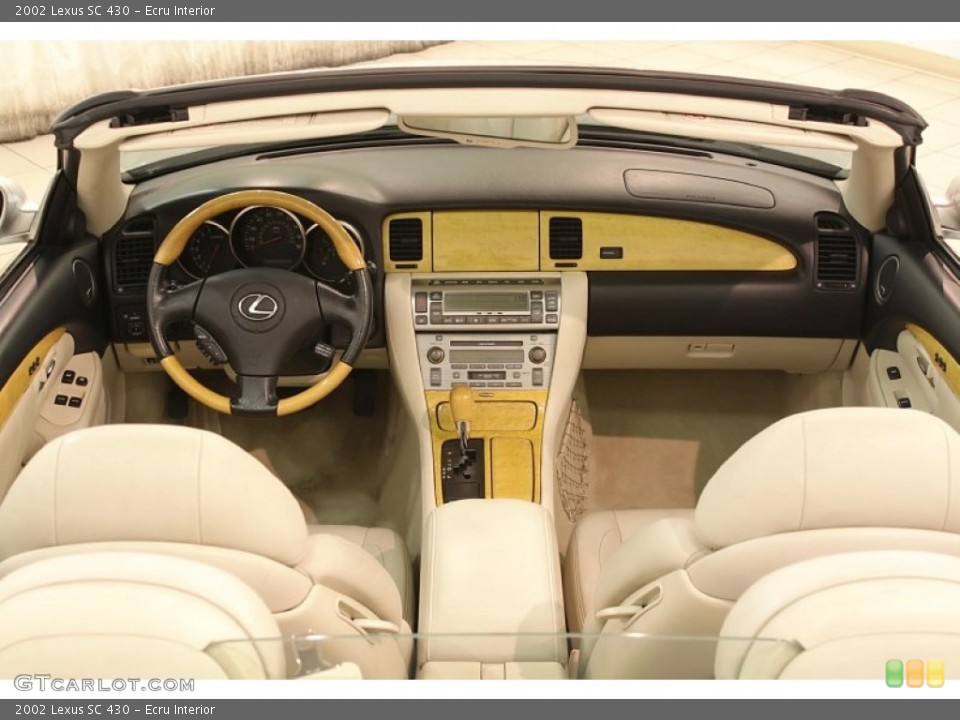 Ecru Interior Dashboard for the 2002 Lexus SC 430 #74035275
