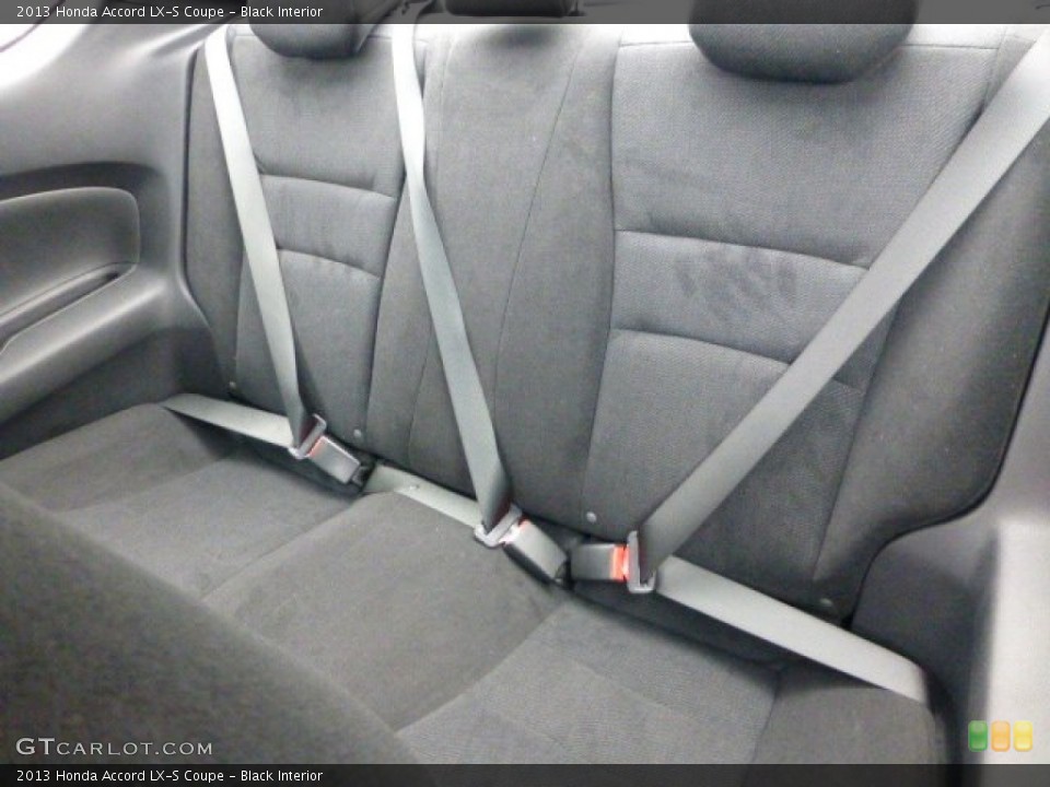 Black Interior Rear Seat for the 2013 Honda Accord LX-S Coupe #74036541