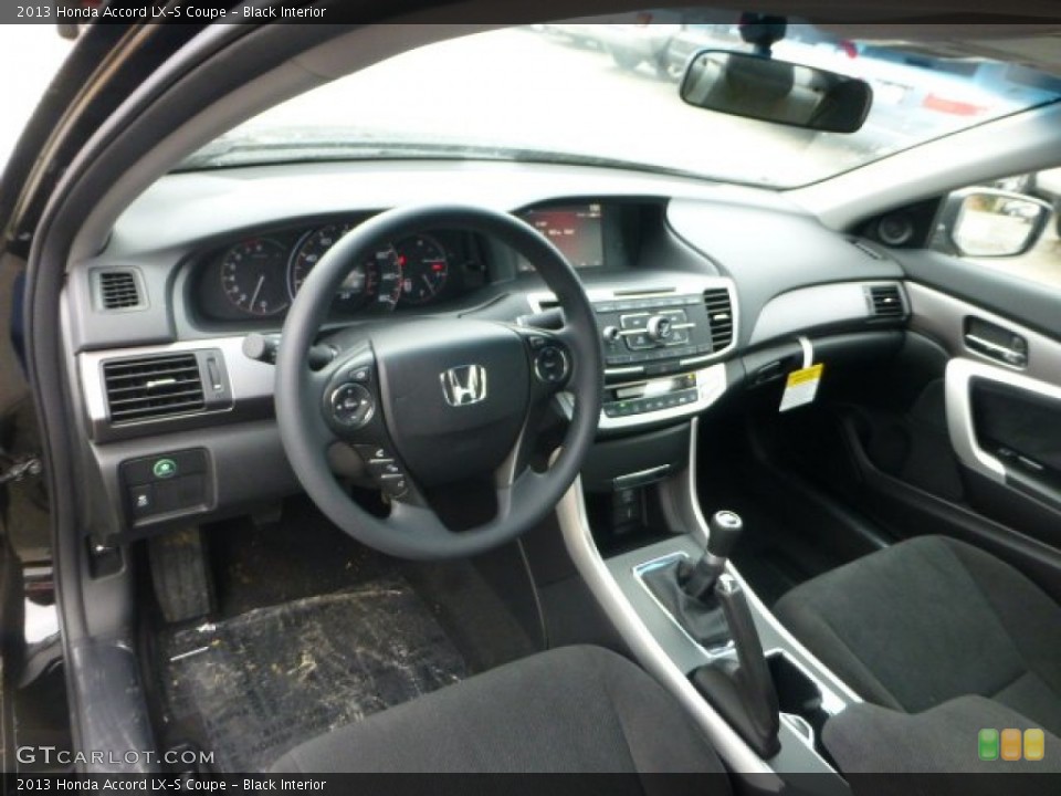 Black Interior Prime Interior for the 2013 Honda Accord LX-S Coupe #74036548
