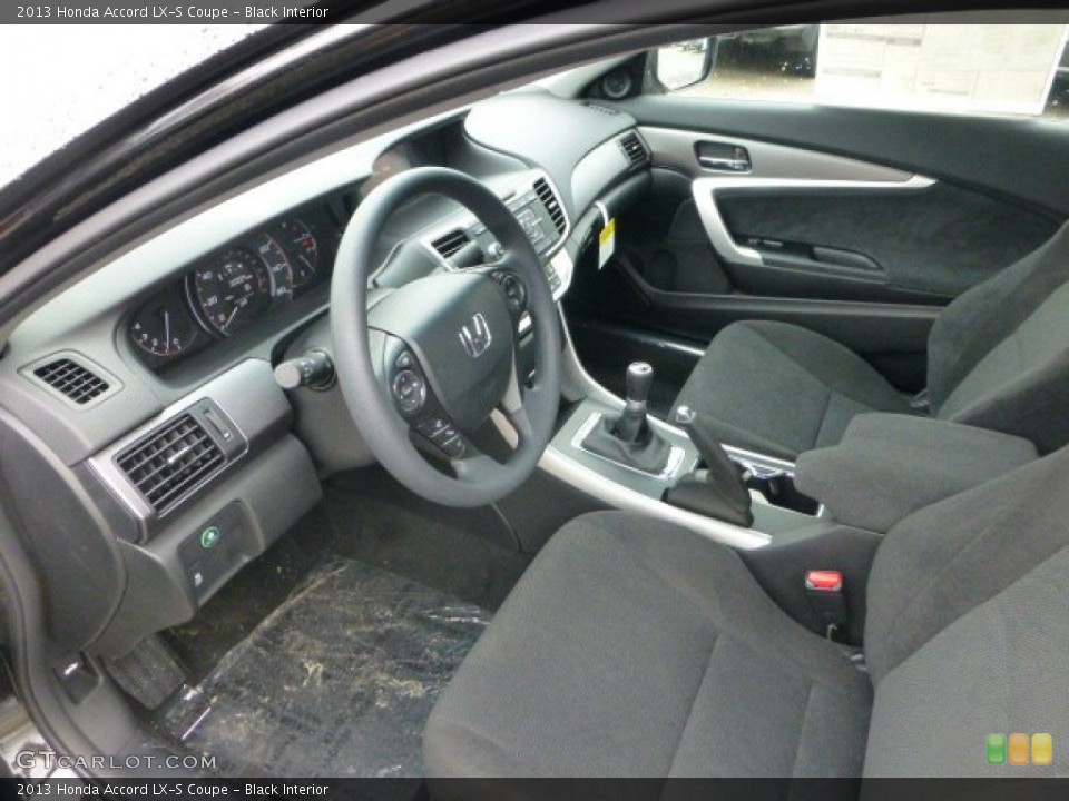 Black Interior Prime Interior for the 2013 Honda Accord LX-S Coupe #74036562