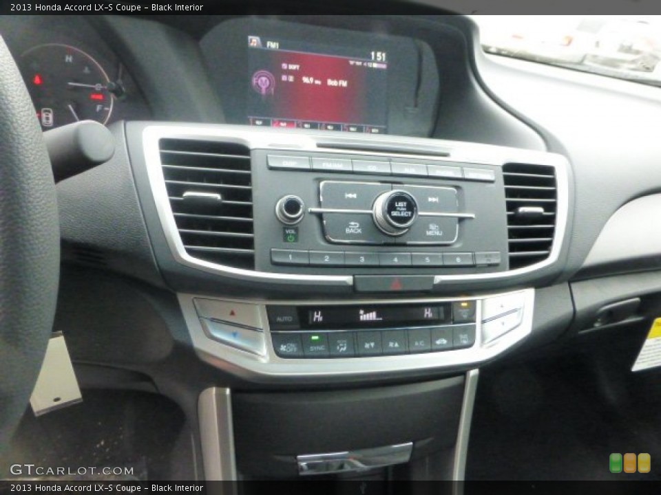 Black Interior Controls for the 2013 Honda Accord LX-S Coupe #74036595