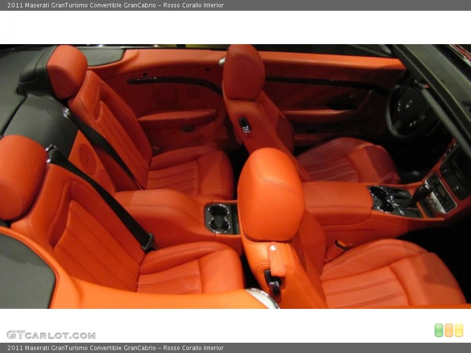 Rosso Corallo Interior Photo for the 2011 Maserati GranTurismo Convertible GranCabrio #74037617