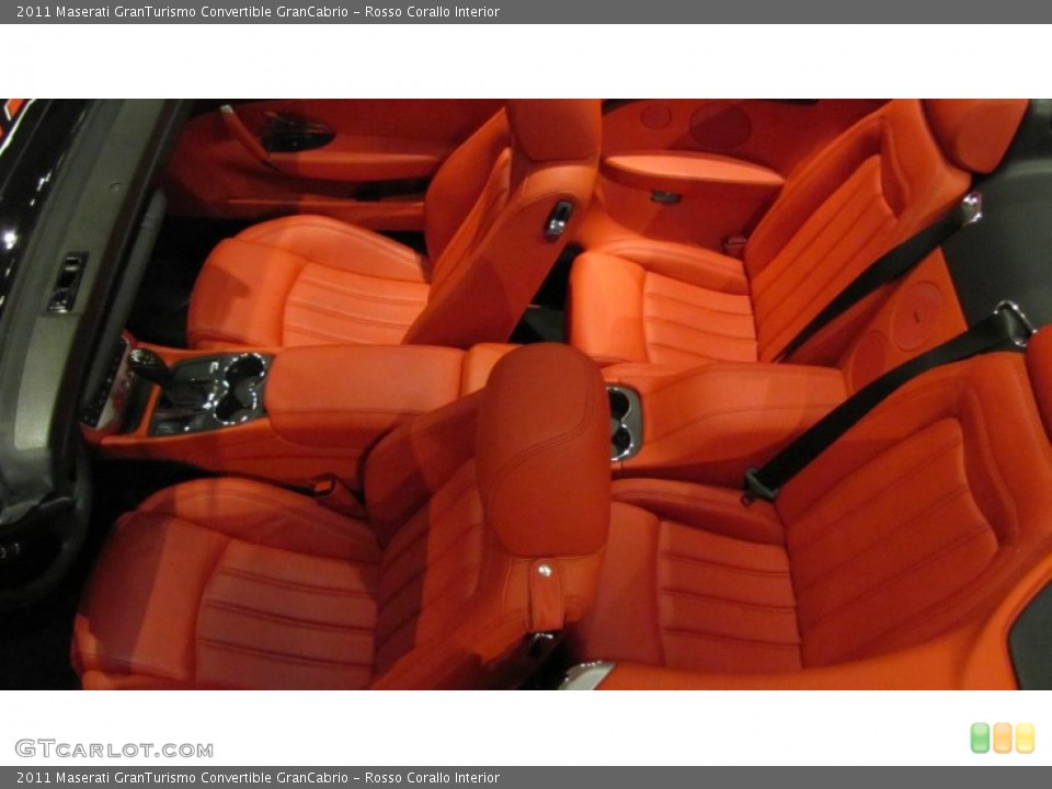Rosso Corallo Interior Photo for the 2011 Maserati GranTurismo Convertible GranCabrio #74037655