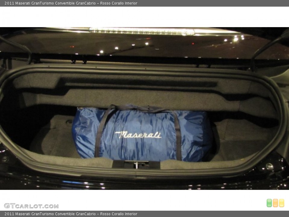 Rosso Corallo Interior Trunk for the 2011 Maserati GranTurismo Convertible GranCabrio #74037795