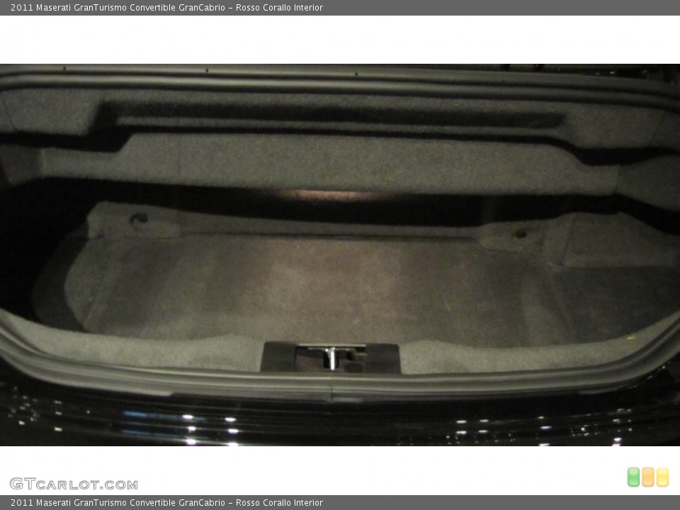 Rosso Corallo Interior Trunk for the 2011 Maserati GranTurismo Convertible GranCabrio #74037801