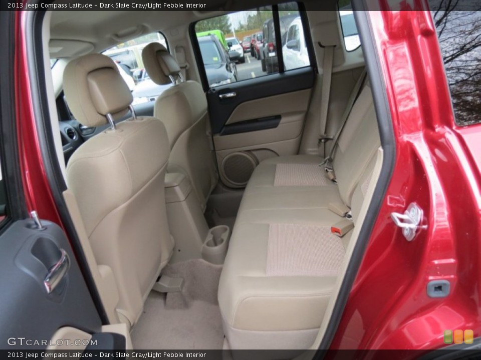 Dark Slate Gray/Light Pebble Interior Rear Seat for the 2013 Jeep Compass Latitude #74040635