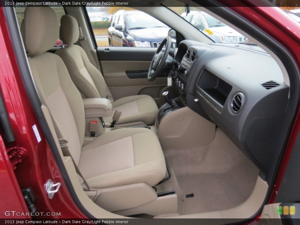 Dark Slate Gray/Light Pebble Interior Photo for the 2013 Jeep Compass Latitude #74040711