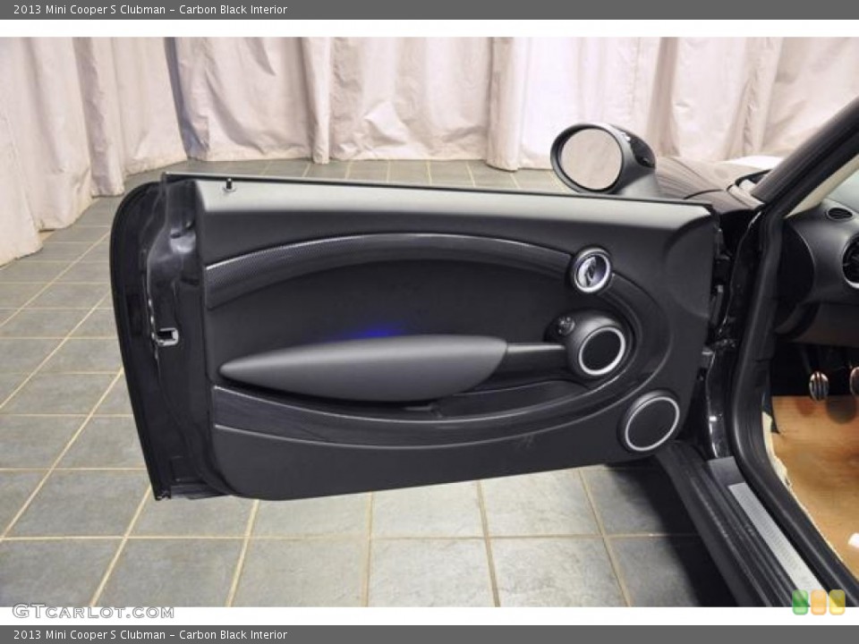 Carbon Black Interior Door Panel for the 2013 Mini Cooper S Clubman #74041205