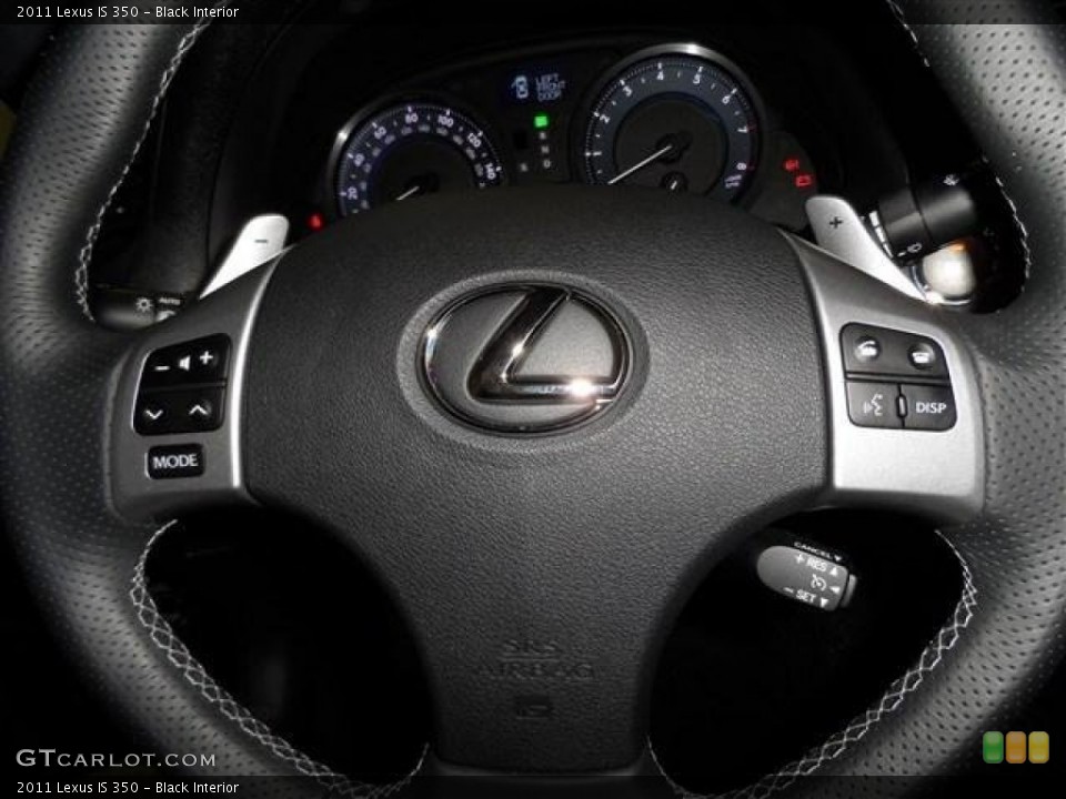 Black Interior Steering Wheel for the 2011 Lexus IS 350 #74041403