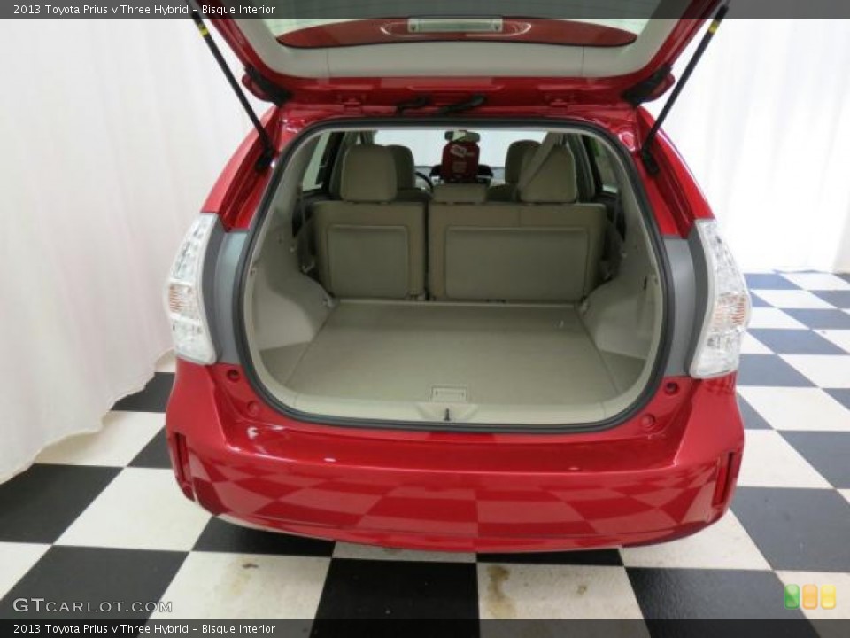 Bisque Interior Trunk for the 2013 Toyota Prius v Three Hybrid #74042837