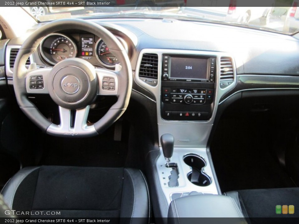 SRT Black Interior Dashboard for the 2012 Jeep Grand Cherokee SRT8 4x4 #74044905