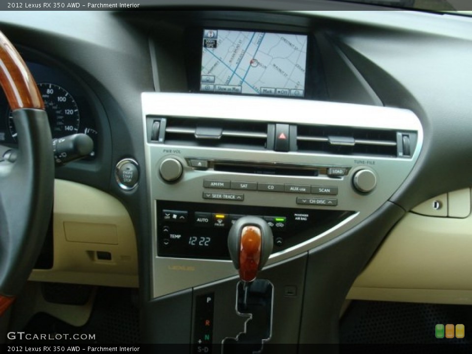 Parchment Interior Controls for the 2012 Lexus RX 350 AWD #74045030