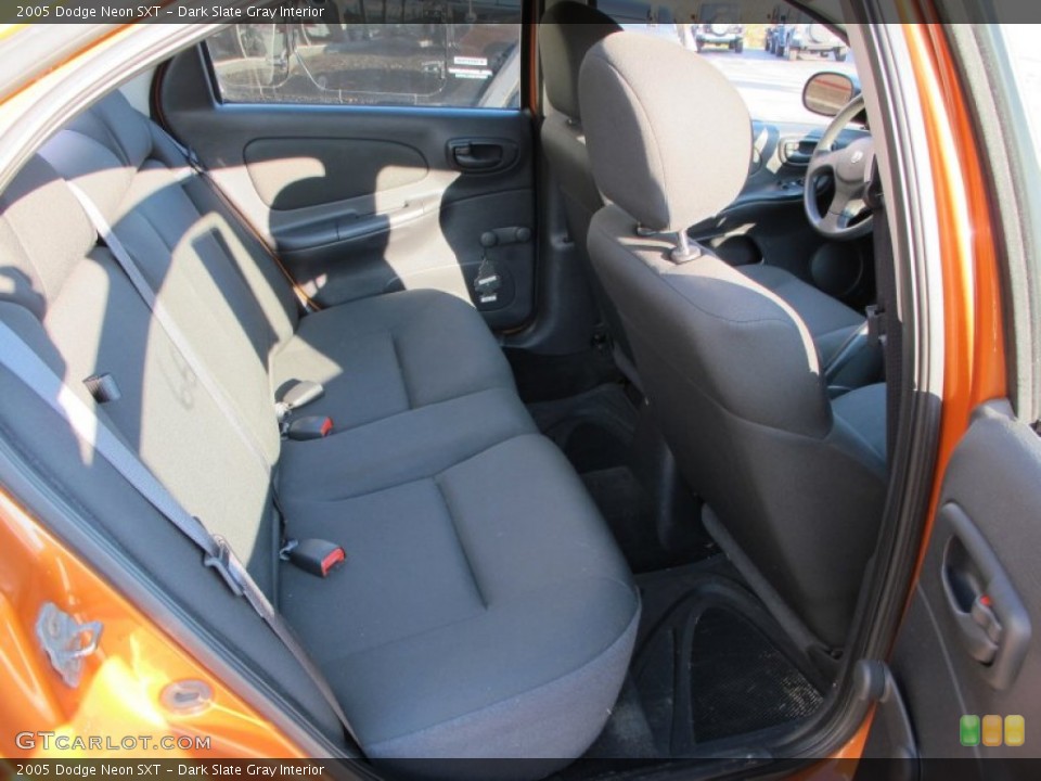 Dark Slate Gray Interior Rear Seat for the 2005 Dodge Neon SXT #74045504
