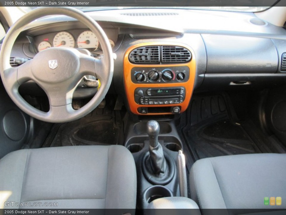 Dark Slate Gray Interior Dashboard for the 2005 Dodge Neon SXT #74045596
