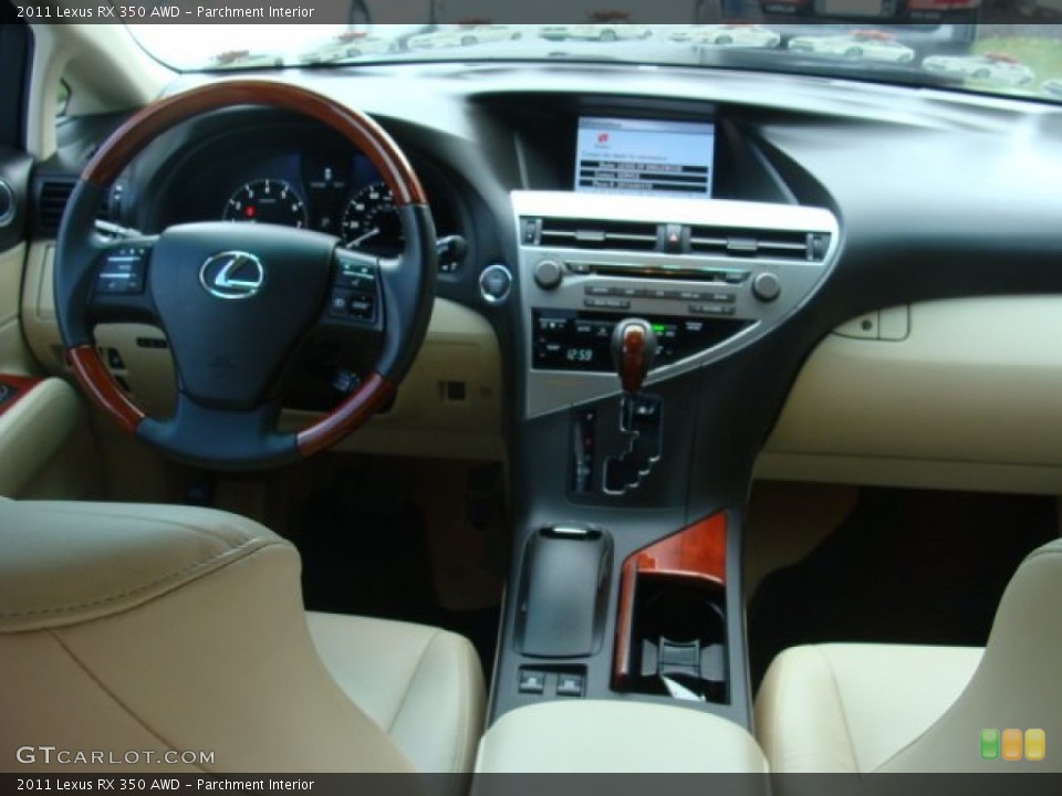Parchment Interior Dashboard for the 2011 Lexus RX 350 AWD #74045609
