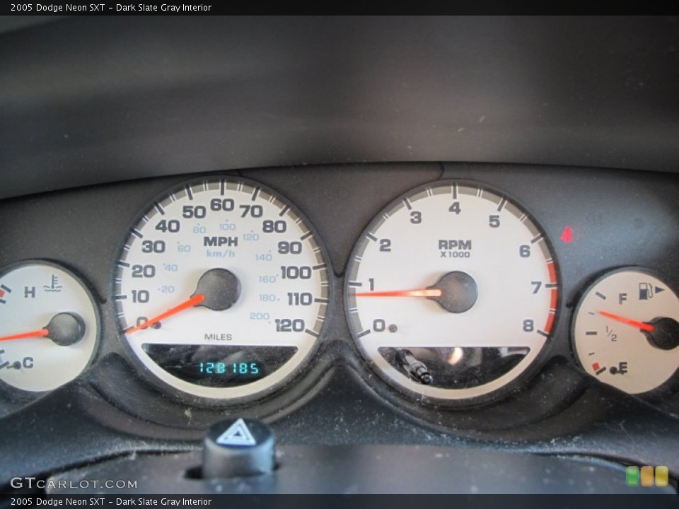 Dark Slate Gray Interior Gauges for the 2005 Dodge Neon SXT #74045724