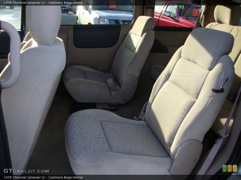 Cashmere Beige Interior Rear Seat for the 2008 Chevrolet Uplander LS #74045990