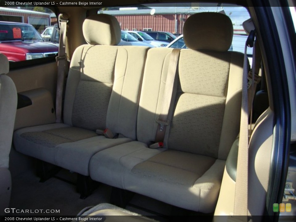 Cashmere Beige Interior Rear Seat for the 2008 Chevrolet Uplander LS #74046008