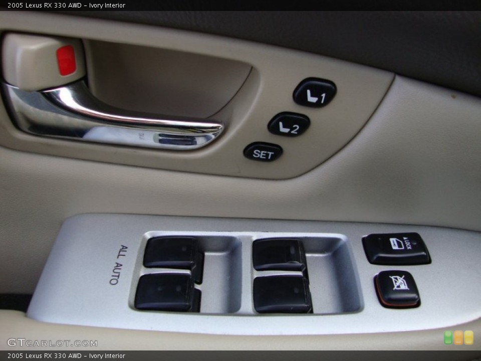 Ivory Interior Controls for the 2005 Lexus RX 330 AWD #74046923