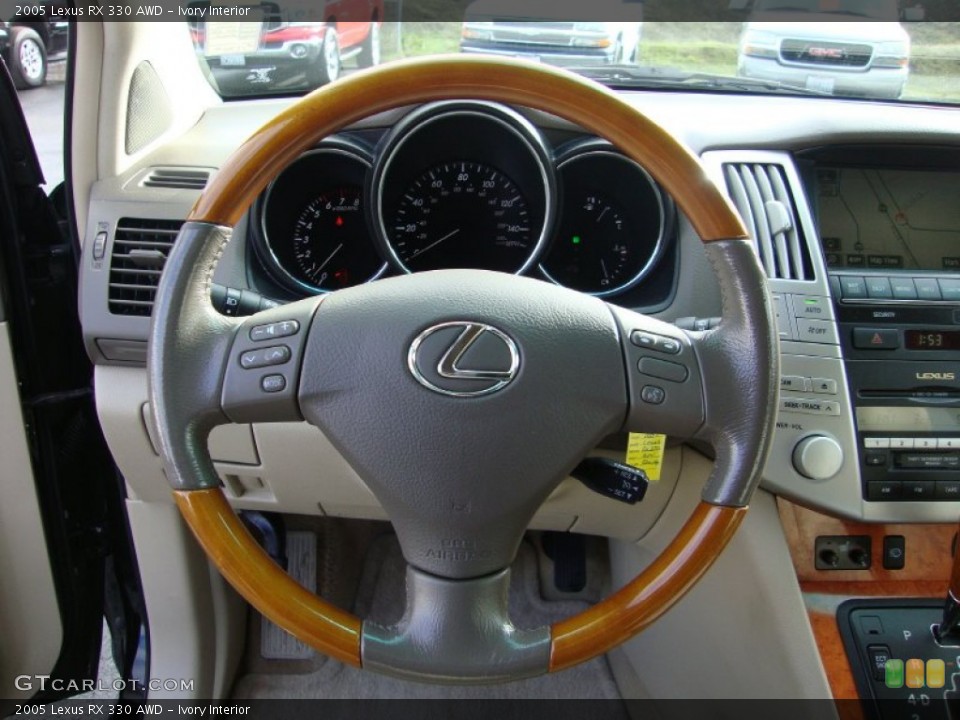Ivory Interior Steering Wheel for the 2005 Lexus RX 330 AWD #74046986