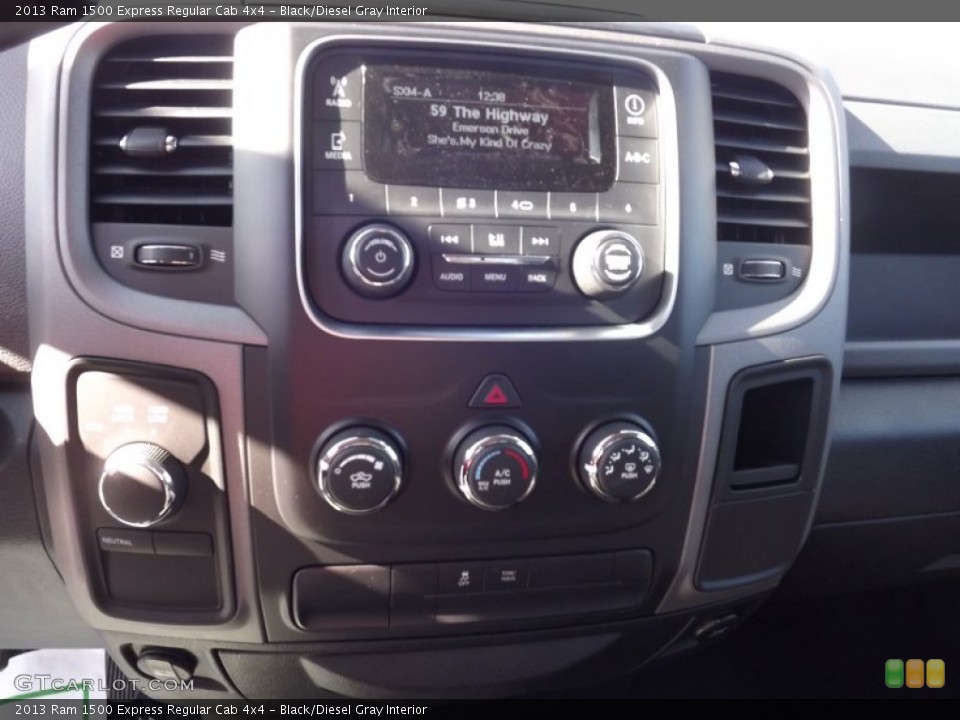 Black/Diesel Gray Interior Controls for the 2013 Ram 1500 Express Regular Cab 4x4 #74047349