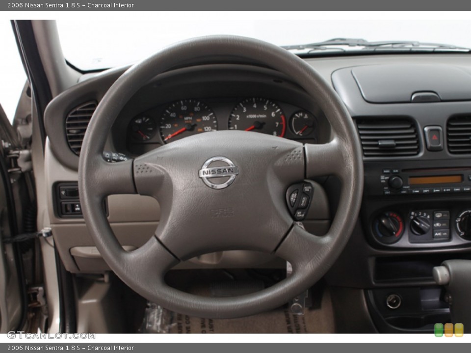 Charcoal Interior Steering Wheel for the 2006 Nissan Sentra 1.8 S #74047360