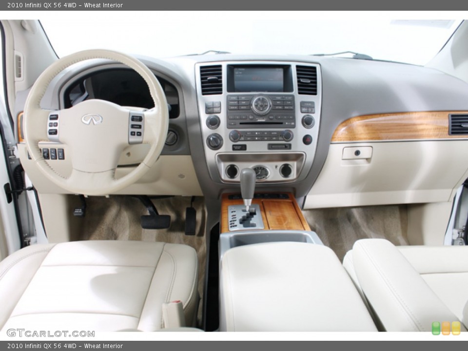 Wheat Interior Dashboard for the 2010 Infiniti QX 56 4WD #74048202