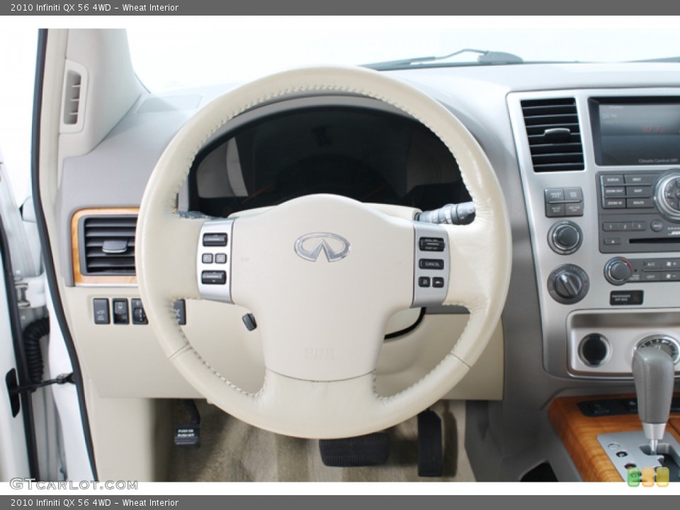 Wheat Interior Steering Wheel for the 2010 Infiniti QX 56 4WD #74048237