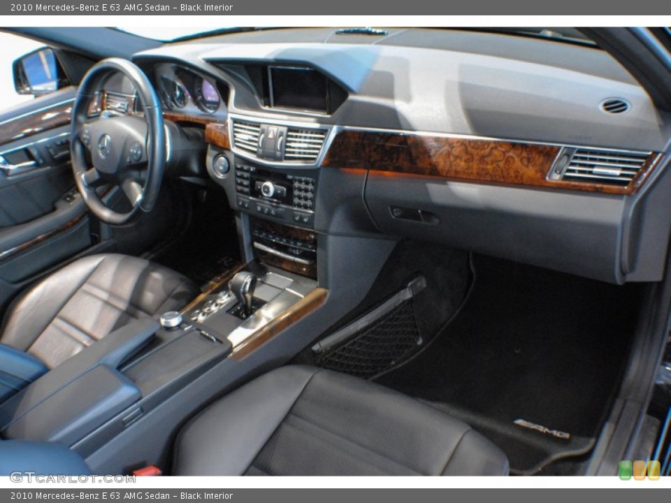 Black Interior Dashboard for the 2010 Mercedes-Benz E 63 AMG Sedan #74048531