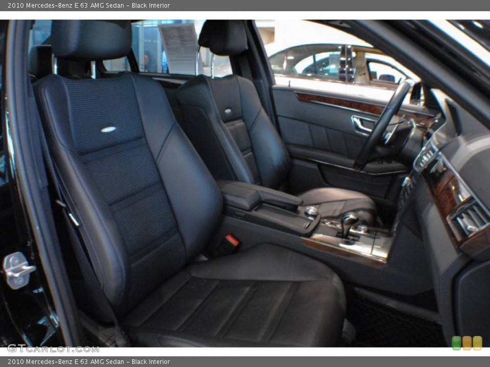 Black Interior Photo for the 2010 Mercedes-Benz E 63 AMG Sedan #74048553