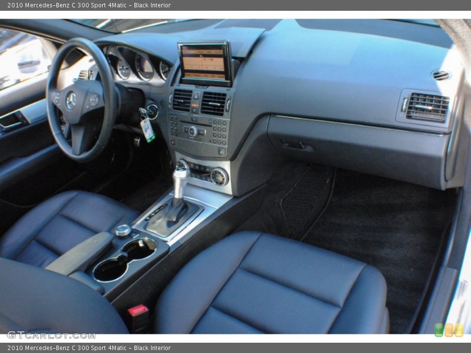 Black Interior Dashboard for the 2010 Mercedes-Benz C 300 Sport 4Matic #74049368