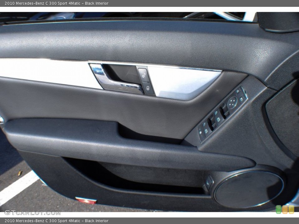 Black Interior Door Panel for the 2010 Mercedes-Benz C 300 Sport 4Matic #74049414