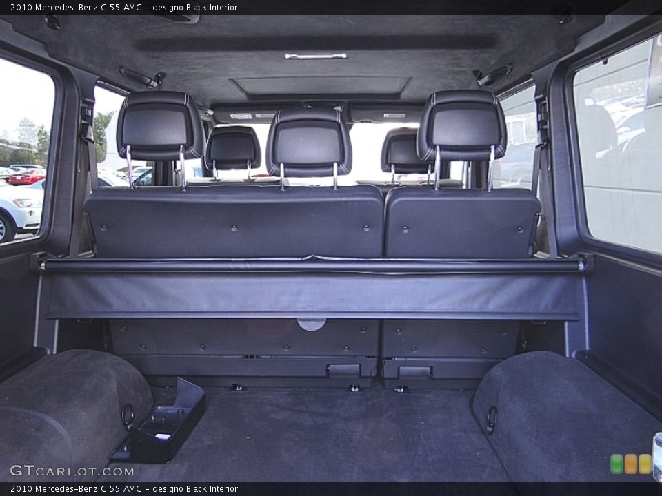 designo Black Interior Trunk for the 2010 Mercedes-Benz G 55 AMG #74050821