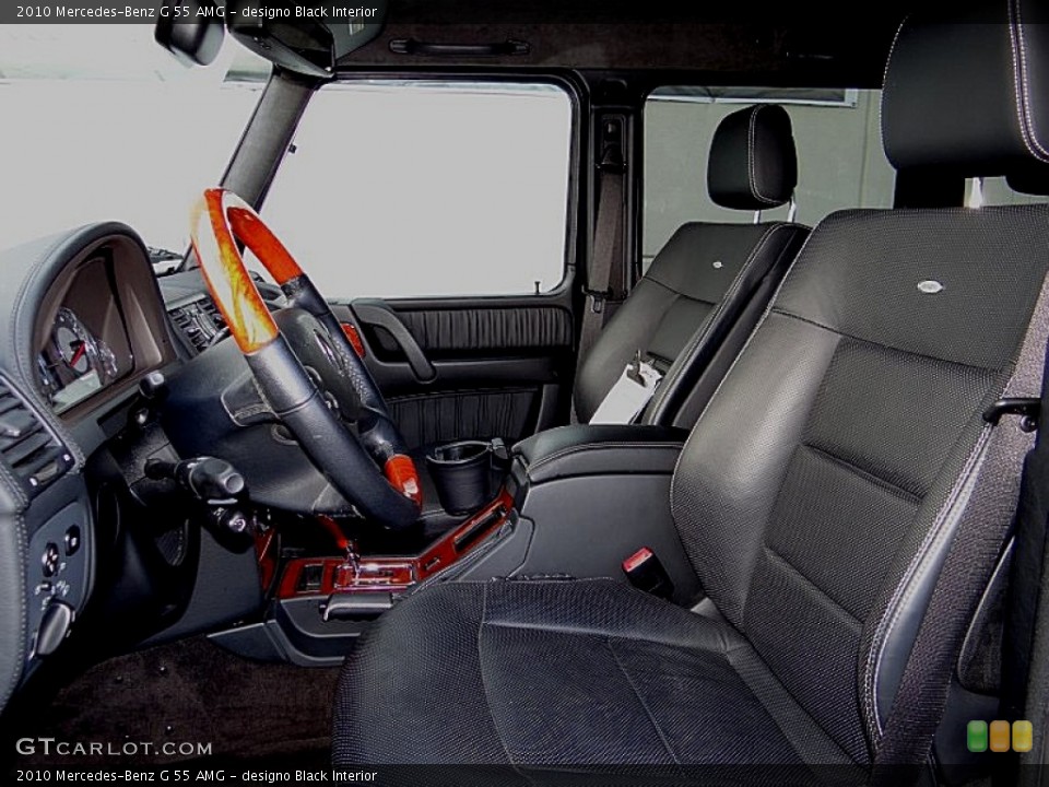 designo Black 2010 Mercedes-Benz G Interiors