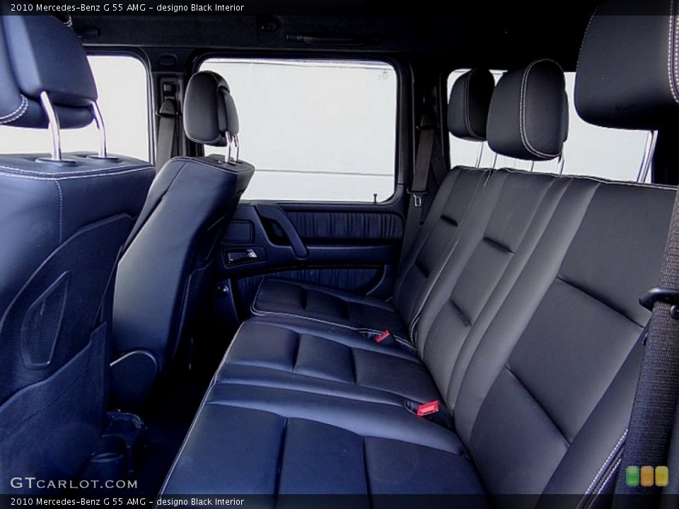 designo Black Interior Rear Seat for the 2010 Mercedes-Benz G 55 AMG #74051396