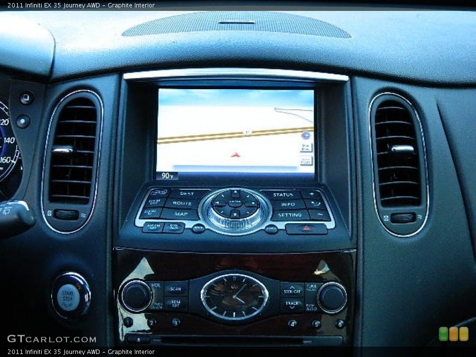 Graphite Interior Navigation for the 2011 Infiniti EX 35 Journey AWD #74053090