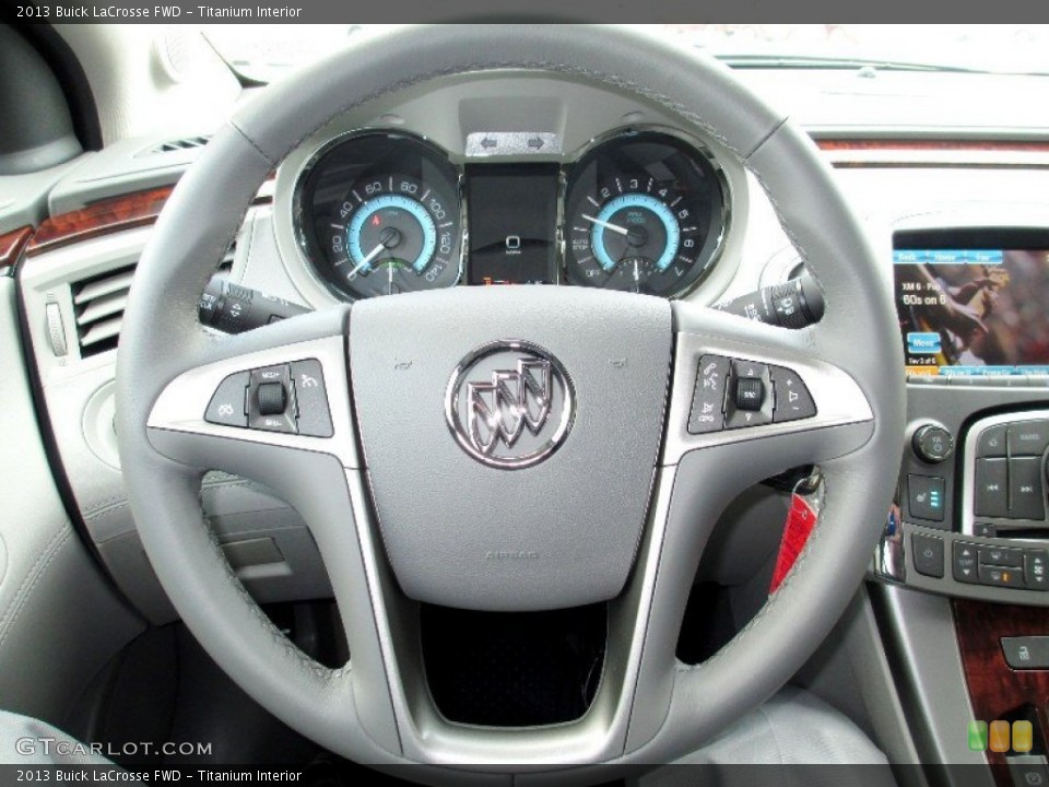 Titanium Interior Steering Wheel for the 2013 Buick LaCrosse FWD #74053766