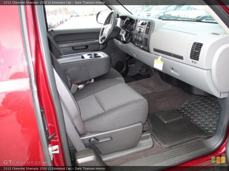 Dark Titanium Interior Photo for the 2013 Chevrolet Silverado 1500 LS Extended Cab #74053979