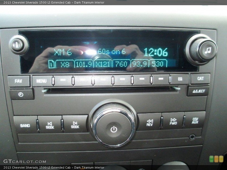 Dark Titanium Interior Audio System for the 2013 Chevrolet Silverado 1500 LS Extended Cab #74054021