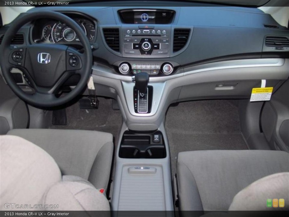 Gray Interior Dashboard for the 2013 Honda CR-V LX #74054111