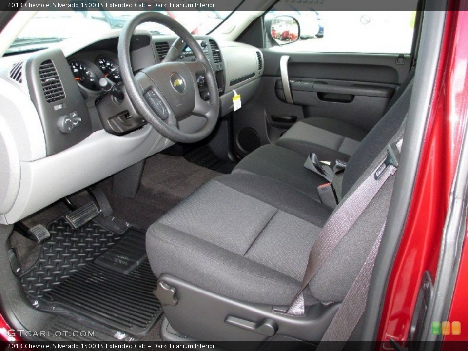 Dark Titanium Interior Photo for the 2013 Chevrolet Silverado 1500 LS Extended Cab #74054240