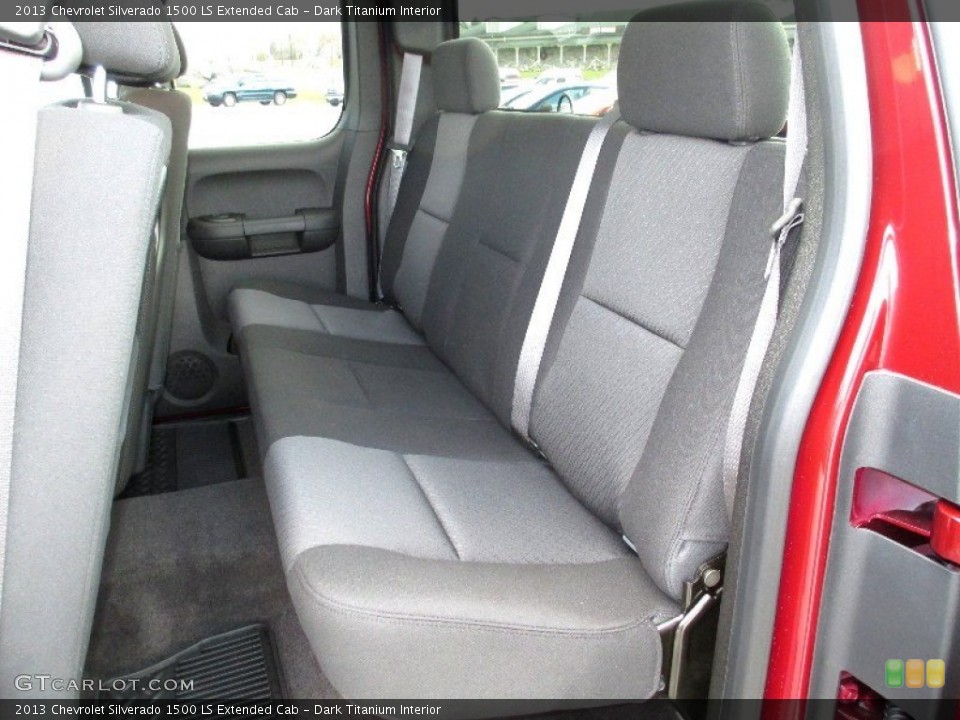 Dark Titanium Interior Rear Seat for the 2013 Chevrolet Silverado 1500 LS Extended Cab #74054265